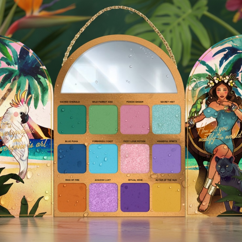 Lady Paradise Beauty Jungle Queen Eyeshadow Palette Set of 6 Sealed - Picture 4 of 7